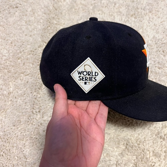 Houston Astros 59FIFTY Fitted Hat World Series Edition Size 7 1/4 - Picture 2 of 5